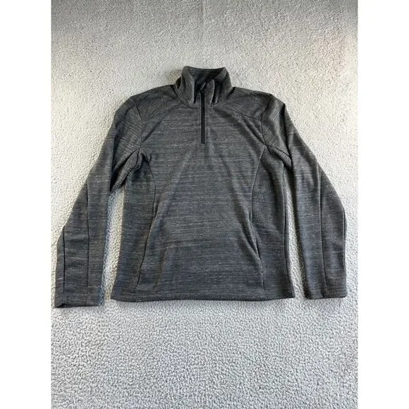 NEW OGIO Sweater Mens Medium Gray Pullover 1/4 Zip Golf Sports Outdoor Athletic - Picture 2 of 16